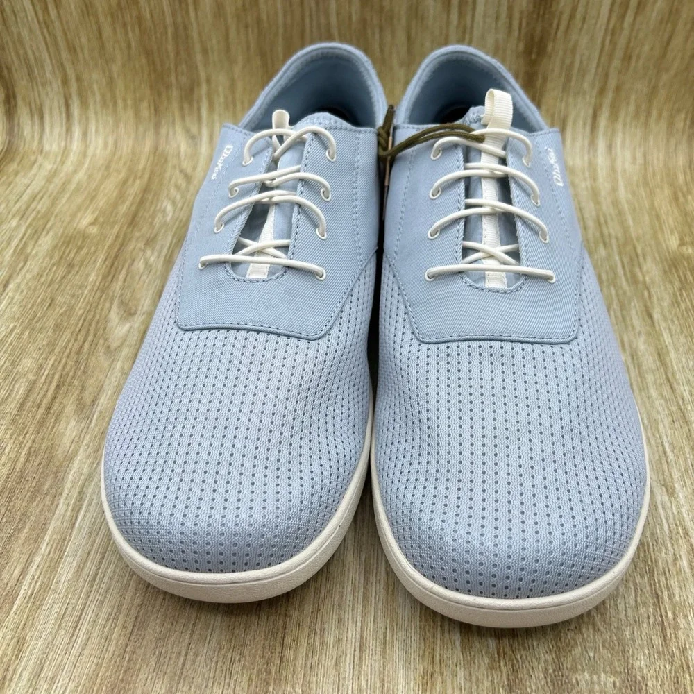 OluKai Nohea Moku Boat Shoes Men's 14 Light Denim Blue Mesh Sneakers 10283-DNDN
